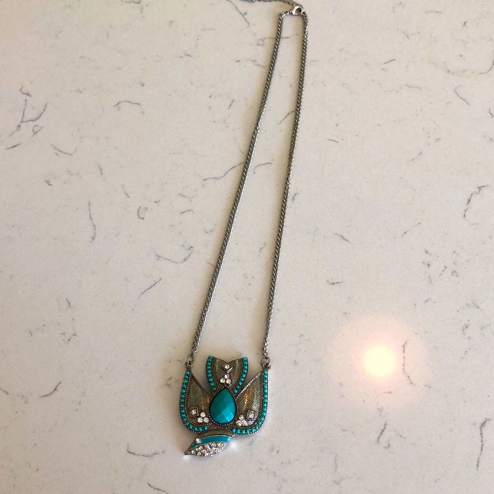 Funky bird necklace